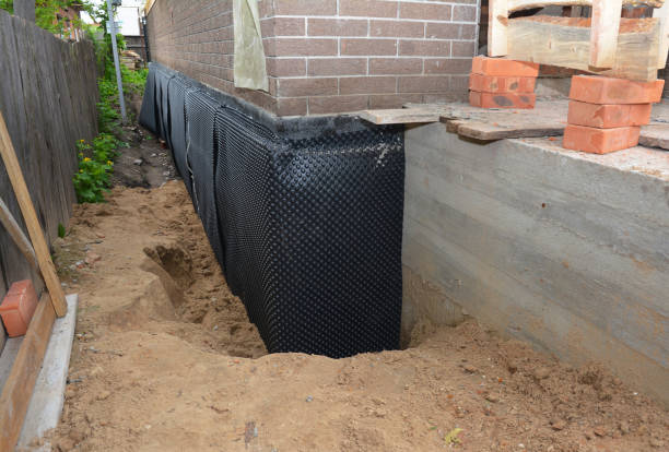 Expert waterproofing evaluation at a Columbus, MN property